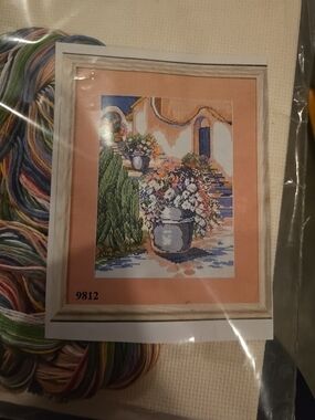 Design Works Crafts Counted Cross Stitch Kit #9812 Adobe Floral